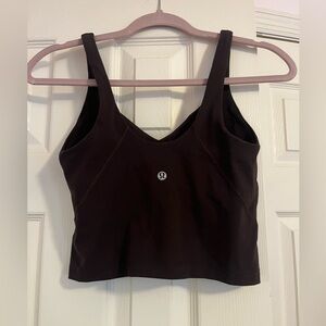 Lululemon dark brown align tank top